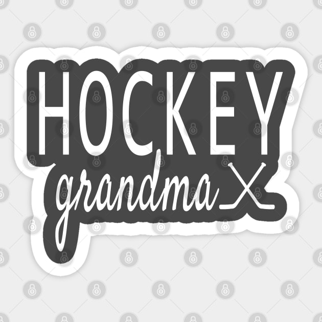 Hockey Grandma 2 Sticker by Coffee And